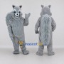 Custom Gray Squirrel Mascot Costume Adult Full Body Suit for Woodland Events