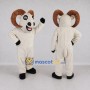 Custom Cream and Brown Ram Mascot Costume Adult Full Body Suit for Farm Events