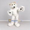 Custom White Polar Bear Mascot Costume Adult Full Body Suit for Winter Events Custom White Polar Bear Mascot Costume Adult Full Body Suit for Winter Events
