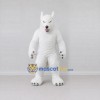 Custom White Wolf Mascot Costume Adult Full Body Suit for Sports Events Custom White Wolf Mascot Costume Adult Full Body Suit for Sports Events
