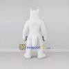 Custom White Wolf Mascot Costume Adult Full Body Suit for Sports Events Custom White Wolf Mascot Costume Adult Full Body Suit for Sports Events