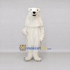 Custom White Polar Bear Mascot Costume Adult Full Body Suit for Winter Events Custom White Polar Bear Mascot Costume Adult Full Body Suit for Winter Events