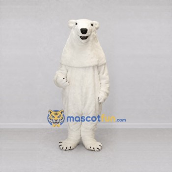 Custom White Polar Bear Mascot Costume Adult Full Body Suit for Winter Events Custom White Polar Bear Mascot Costume Adult Full Body Suit for Winter Events