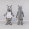 Custom Gray and White Rhinoceros Mascot Costume Adult Full Body Suit for Wildlife Events