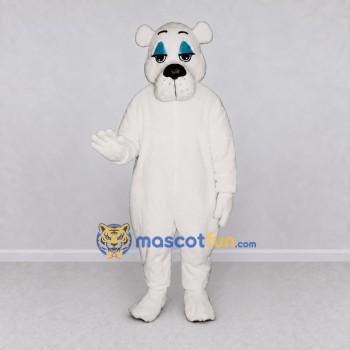 Custom White Polar Bear Mascot Costume Adult Full Body Suit for Winter Events Custom White Polar Bear Mascot Costume Adult Full Body Suit for Winter Events