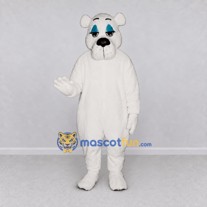 Custom White Polar Bear Mascot Costume Adult Full Body Suit for Winter Events Custom White Polar Bear Mascot Costume Adult Full Body Suit for Winter Events
