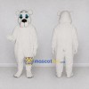 Custom White Polar Bear Mascot Costume Adult Full Body Suit for Winter Events Custom White Polar Bear Mascot Costume Adult Full Body Suit for Winter Events