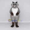 Custom Gray and White Fox Mascot Costume Adult Full Body Suit for Woodland Events Custom Gray and White Fox Mascot Costume Adult Full Body Suit for Woodland Events
