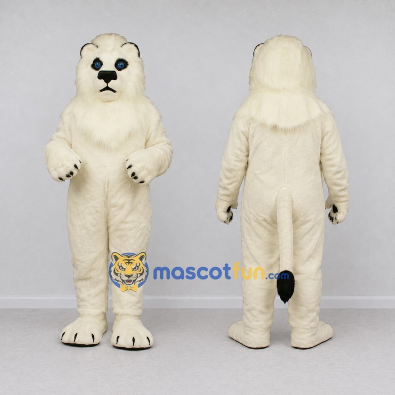 Custom Cream Lioness Mascot Costume Adult Full Body Suit for Wildlife Events Custom Cream Lioness Mascot Costume Adult Full Body Suit for Wildlife Events