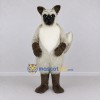 Custom Gray White and Black Canine Character Mascot Costume Adult Full Body Suit for Wildlife Events Custom Gray White and Black Canine Character Mascot Costume Adult Full Body Suit for Wildlife Events