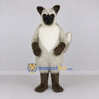 Custom Gray White and Black Canine Character Mascot Costume Adult Full Body Suit for Wildlife Events