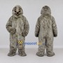 Custom Gray Brown Sloth Mascot Costume Adult Full Body Suit for Wildlife Events