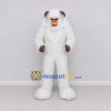 Custom White Ape Mascot Costume Adult Full Body Suit for Wildlife Events Custom White Ape Mascot Costume Adult Full Body Suit for Wildlife Events