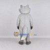Custom Gray and White Fox Mascot Costume Adult Full Body Suit for Woodland Events Custom Gray and White Fox Mascot Costume Adult Full Body Suit for Woodland Events
