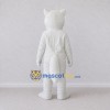Custom White Arctic Fox Mascot Costume Adult Full Body Suit for Winter Events