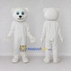 Custom White Polar Bear Mascot Costume Adult Full Body Suit for Winter Events Custom White Polar Bear Mascot Costume Adult Full Body Suit for Winter Events