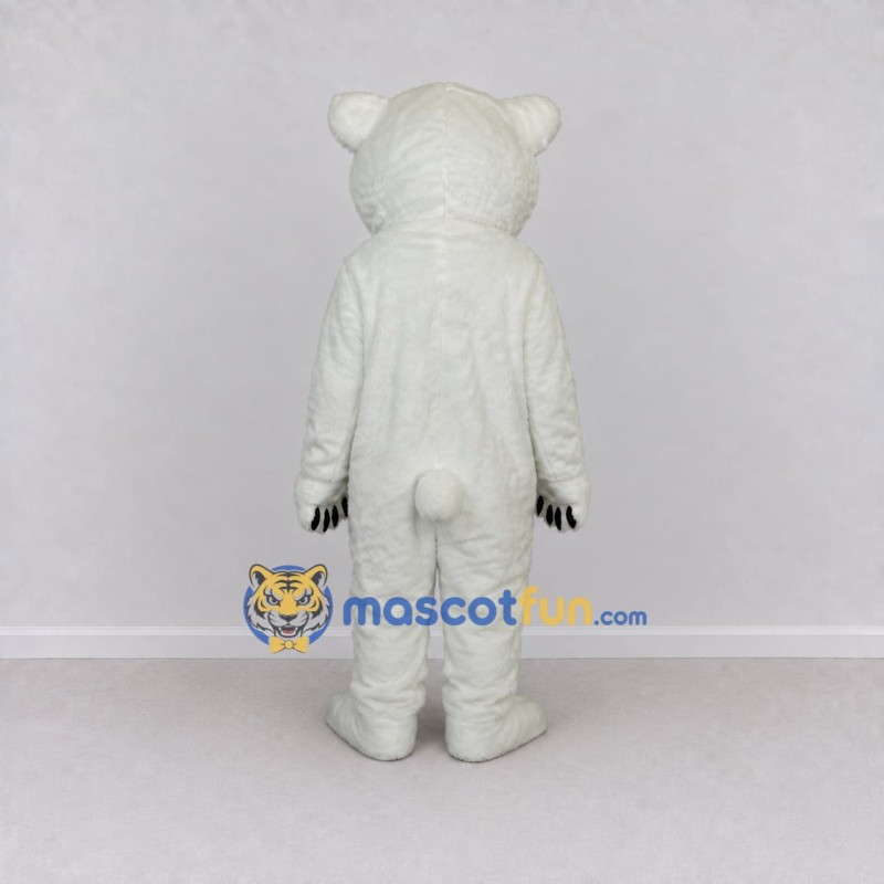 Custom White Polar Bear Mascot Costume Adult Full Body Suit for Winter Events Custom White Polar Bear Mascot Costume Adult Full Body Suit for Winter Events