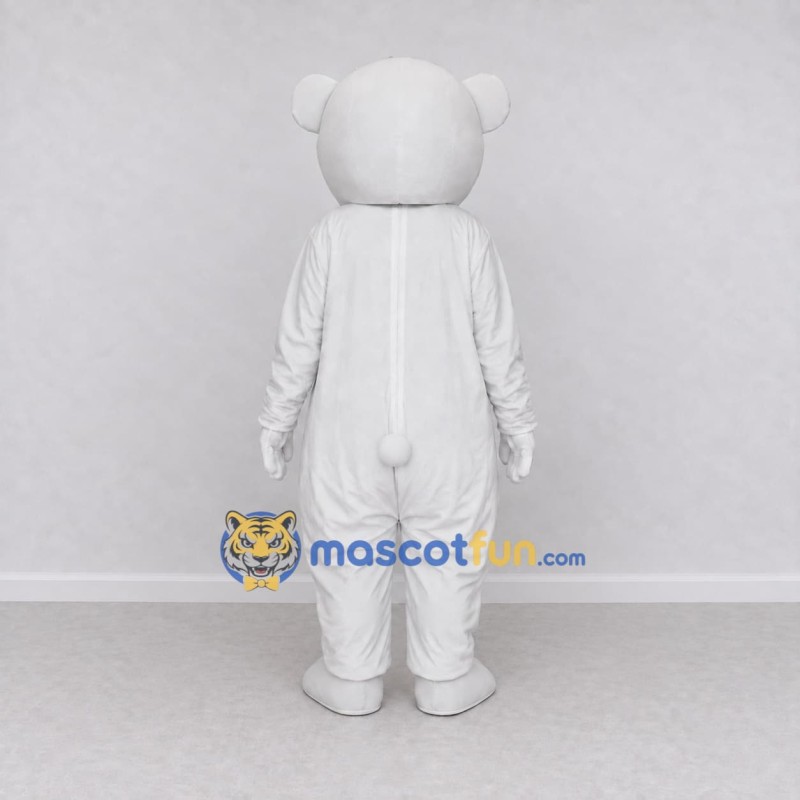 Custom White Roaring Polar Bear Mascot Costume Adult Full Body Suit for Sports Events Custom White Roaring Polar Bear Mascot Costume Adult Full Body Suit for Sports Events