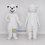 Custom White Roaring Polar Bear Mascot Costume Adult Full Body Suit for Sports Events