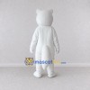 Custom White Arctic Fox Mascot Costume Adult Full Body Suit for Winter Events