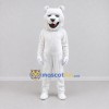 Custom White Polar Bear Mascot Costume Adult Full Body Suit for Winter Events Custom White Polar Bear Mascot Costume Adult Full Body Suit for Winter Events