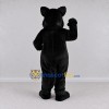 Custom Black and Orange Cat with Bow Tie Mascot Costume Adult Full Body Suit for Halloween Events Custom Black and Orange Cat with Bow Tie Mascot Costume Adult Full Body Suit for Halloween Events