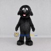 Custom Black Shaggy Dog Mascot Costume Adult Full Body Suit for Pet Events