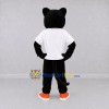 Custom Black and White Panther in T-Shirt Mascot Costume Adult Full Body Suit for Sports Events Custom Black and White Panther in T-Shirt Mascot Costume Adult Full Body Suit for Sports Events