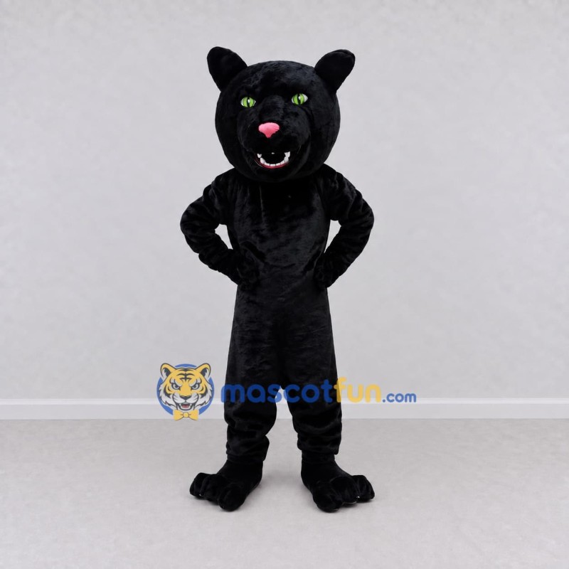 Custom Black Panther Mascot Costume Adult Full Body Suit for Halloween Events Custom Black Panther Mascot Costume Adult Full Body Suit for Halloween Events
