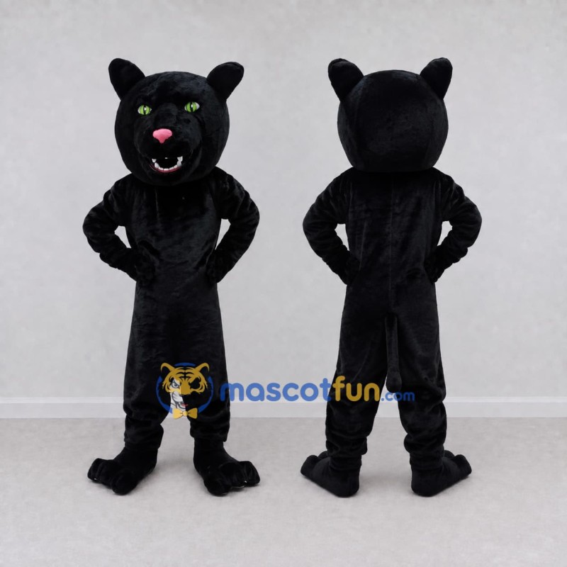 Custom Black Panther Mascot Costume Adult Full Body Suit for Halloween Events Custom Black Panther Mascot Costume Adult Full Body Suit for Halloween Events