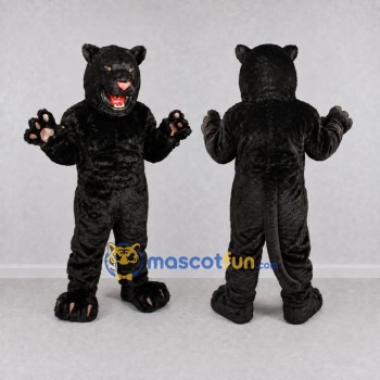 Custom Black Roaring Bear Mascot Costume Adult Full Body Suit for Sports Events