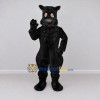 Custom Black Wolf Mascot Costume Adult Full Body Suit for Sports Events Custom Black Wolf Mascot Costume Adult Full Body Suit for Sports Events