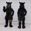 Custom Black Wolf Mascot Costume Adult Full Body Suit for Sports Events Custom Black Wolf Mascot Costume Adult Full Body Suit for Sports Events