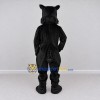 Custom Black Wolf Mascot Costume Adult Full Body Suit for Sports Events Custom Black Wolf Mascot Costume Adult Full Body Suit for Sports Events