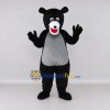 Custom Black and Gray Bear Mascot Costume Adult Full Body Suit for School Events Custom Black and Gray Bear Mascot Costume Adult Full Body Suit for School Events