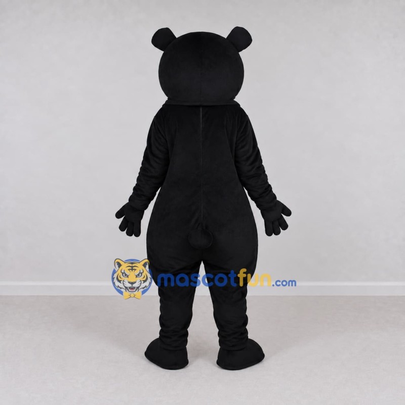 Custom Black and White Bear Mascot Costume Adult Full Body Suit for Children's Events Custom Black and White Bear Mascot Costume Adult Full Body Suit for Children's Events