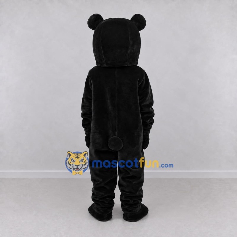 Custom Black and Tan Bear Mascot Costume Adult Full Body Suit for School Events Custom Black and Tan Bear Mascot Costume Adult Full Body Suit for School Events