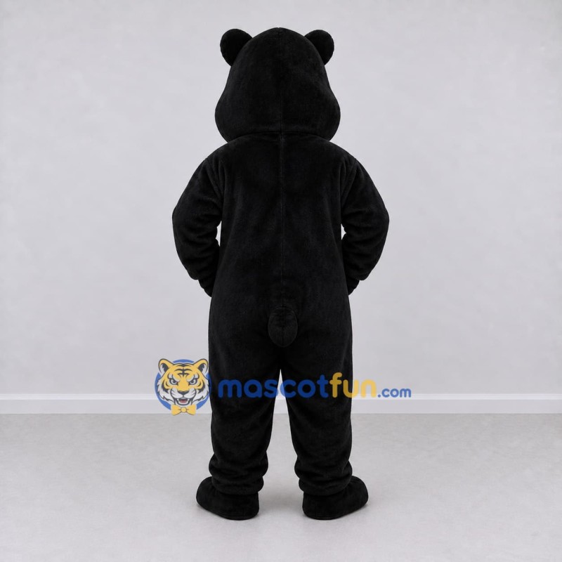 Custom Black and Tan Bear Mascot Costume Adult Full Body Suit for School Events Custom Black and Tan Bear Mascot Costume Adult Full Body Suit for School Events