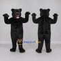 Custom Black Roaring Bear Mascot Costume Adult Full Body Suit for Sports Events