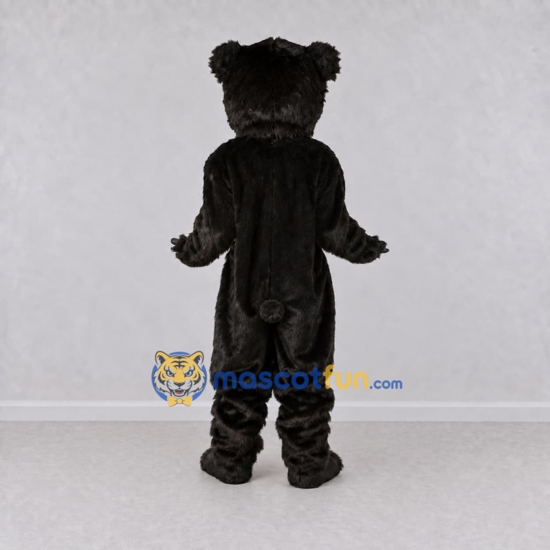 Custom Black and Tan Bear Mascot Costume Adult Full Body Suit for Wildlife Events Custom Black and Tan Bear Mascot Costume Adult Full Body Suit for Wildlife Events