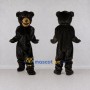 Custom Black and Tan Bear Mascot Costume Adult Full Body Suit for Wildlife Events