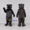 Custom Dark Gray Bear Mascot Costume Adult Full Body Suit for Wildlife Events