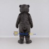 Custom Dark Gray Bear Mascot Costume Adult Full Body Suit for Wildlife Events