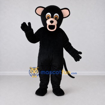 Custom Black and Pink Mouse Mascot Costume Adult Full Body Suit for Children's Events Custom Black and Pink Mouse Mascot Costume Adult Full Body Suit for Children's Events