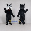 Custom Black and White Cat Mascot Costume Adult Full Body Suit for Halloween Events Custom Black and White Cat Mascot Costume Adult Full Body Suit for Halloween Events