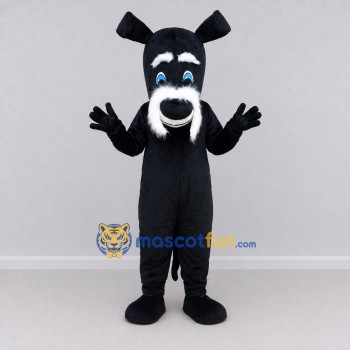 Custom Black and White Dog Mascot Costume Adult Full Body Suit for Pet Events Custom Black and White Dog Mascot Costume Adult Full Body Suit for Pet Events