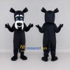 Custom Black and White Dog Mascot Costume Adult Full Body Suit for Pet Events Custom Black and White Dog Mascot Costume Adult Full Body Suit for Pet Events