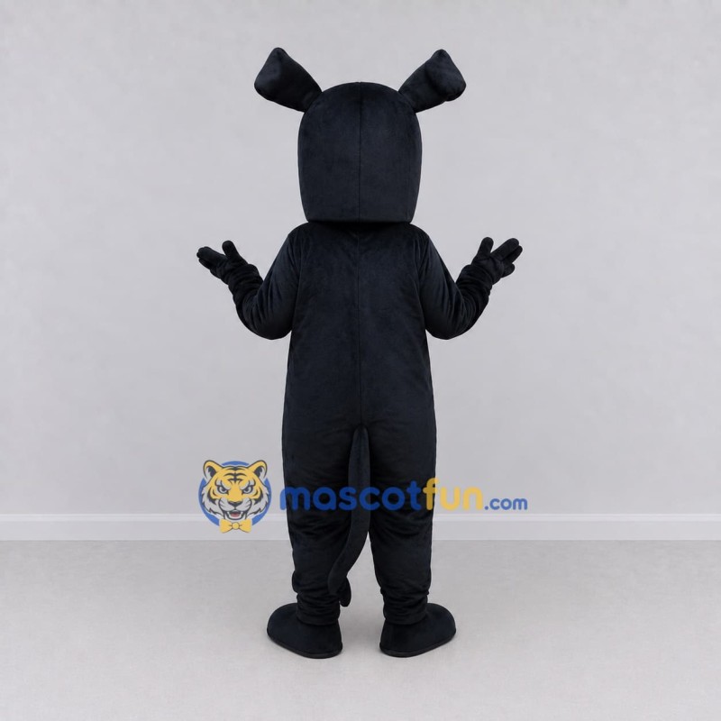 Custom Black and White Dog Mascot Costume Adult Full Body Suit for Pet Events Custom Black and White Dog Mascot Costume Adult Full Body Suit for Pet Events
