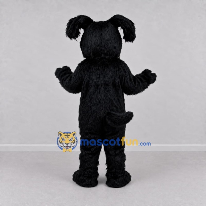 Custom Black and White Schnauzer Dog Mascot Costume Adult Full Body Suit for Pet Events Custom Black and White Schnauzer Dog Mascot Costume Adult Full Body Suit for Pet Events