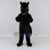 Custom Black Horse Mascot Costume Adult Full Body Suit for Farm Events Custom Black Horse Mascot Costume Adult Full Body Suit for Farm Events